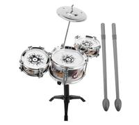 Didiseaon Mini Drum Set Drum Kit Realistic Design Early Musical Instrument for Boys and Developing Rhythm Skills