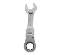 Didiseaon Mini Short-Handle Reversible Ratchet Wrench Dual-Ended Rotating Combination Spanner for Car Repair and Machinery Maintenance Compact Design for Tight Spaces and Efficient Bolt