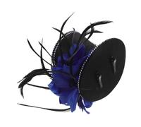 Didiseaon Mini Top Hat Hair Clip Elegant Fascinator Women Party Headwear Vintage Steampunk Costume Hat Halloween Cosplay Birthday Wedding Headpiece