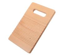 Didiseaon Mini Wooden Washboard for Beech Wood Hand Washing Clothes Station Montessori Teaching Aid for Boys and Small Laundry Board for Practical Life Skills Development