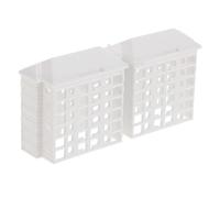 Didiseaon Miniature Building Model Plastic Apartment Ornament for DIY Sand Table Scenes Realistic Design Lightweight Easy to Carry for Architecture Enthusiasts and Miniature Collectors