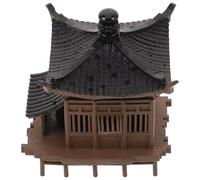 Didiseaon Miniature Pagoda Statue Resin Bonsai Building with Portable Design and Versatile Placement Options for Zen Garden and Yard Décor, Traditional Asian Pavilion Ornament for Tabletop