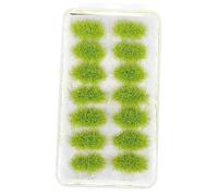 Didiseaon Miniature Static Grass Tufts DIY Scenic Decor for Sand Tables Model Train Railway and Micro Landscapes Realistic Simulated Grass for Wargaming Terrain and Miniature