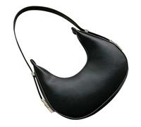 Didiseaon Minimalist Under the Arm Shoulder Bag for Women Casual Crescent Purse with Proper Capacity Craftsmanship Versatile for Daily Use Travel Parties and Giving Black