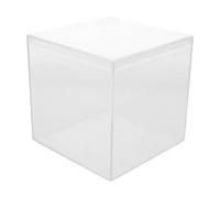 Didiseaon Ml Volume Measurement Box for Math Learning, Plastic Cube with Segmented Scale, Supports Repeated Pouring and Measuring, for Classroom or Home School Math Lab Tool