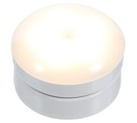 Didiseaon Motion Sensor LED Night Light Warm Glow Battery Operated for Bedroom Hallway Stairs Portable Human Body Induction Indoor Cabinet Light for Living Nursery and Rooms