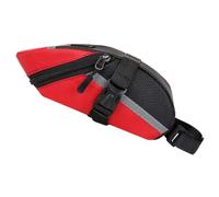 Didiseaon Mountain Bike Saddle Tail Bag 3D Shell PVC Red Seat Pack | Quick Installation, Secure Attachment, Low-profile Storage, for Commuting Rides and Travel on Adult Bikes
