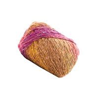 Didiseaon Multicoloured Gradient Knitting Yarn for Hand Knitting and Crocheting, Warm and Washable Polyester Cotton Material, for DIY Projects and Making Costumes, Assorted Style