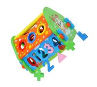 Didiseaon Multifunctional Wooden House Building Blocks Educational Matching for Enhancing Fine Motor Skills Logic and Social Interaction with Design