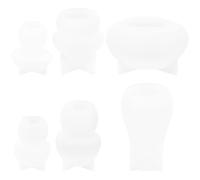 Didiseaon Mushroom Ornament Mold Silicone Reusable White Mold for DIY Crystal Epoxy and Handmade Decorations