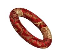 Didiseaon Music Bowl Gasket Singing Bowl Cushion Red Silk for Buddhist Ritual Instruments Cushion Meditation Accessories