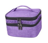 Didiseaon Nail Polish Case Storage Box Compartments Essential Oils Holder Bag Oxford Cloth Portable Organizer