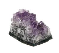 Didiseaon Natural Amethyst Crystal Cluster Decorative Collectible Ornament Irregular Stone for Crystal Collection and Housewarming