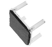 Didiseaon Natural Cooling Reptile Basking Platform with Stone Design for Tortoise Turtle Gecko Habitat Supports Climbing and Basking Behaviors Versatile Terrarium Accessory for Lizards and