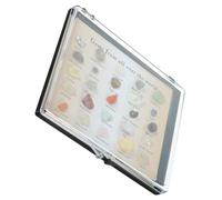 Didiseaon Natural Mineral Stones Sample Types Irregular Polished Rock Specimens for Teaching Collection and Decorative Tabletop Ornament with Unique Gemstone Display