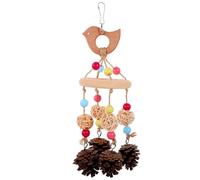 Didiseaon Natural Rattan Vine Ball Parakeet Chewing Hanging Bird Cage Bite for Parrots Budgies Pet Supplies