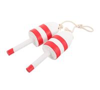 Didiseaon Nautical Hanging Float Vintage Wooden Wall Decor with Red Finish, Simple and Delicate Design, for Bedroom Or Living Room Decoration