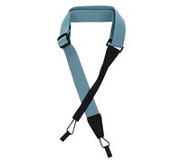 Didiseaon No-drill Dark Blue Ukulele Strap with Cloth Material, Concise Bass and Classical Ukulele Accessories, Adjustable for Adult Players and Folk Instruments