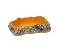 Didiseaon Non-slip Reptile Water Dish and Food Bowl for Tortoise and Lizards Smooth Surface Feeding Basin to Prevent Worm Escape Terrarium Bowl for Horned Frogs and Reptile Pets