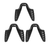 Didiseaon Non-slip Rubber Nose Pads Comfortable Integrated Nose Piece 3pcs with Dualhole Stability Design Sl lack Replacement Eyeglass Pads for Glasses for Cycling and Sports
