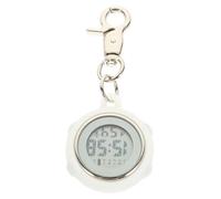 Didiseaon Nurse Watch Paramedics Watch Keychains for Women Watch for Nurse Clip on Doctors Watch Womans Watches Glow in The Dark Watch Chef Watch White Silica Gel Student Digital Key Ring