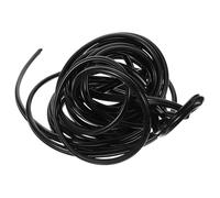 Didiseaon O Shaped Silicone Rubber Door Seal Strip Black for Window and Door Gaps Windproof Soundproof Weatherstripping for Frames Dustproof Insulation Tape for