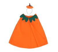 Didiseaon Orange Costume for Halloween Parties Themed Birthdays and Parades Includes Creative Pumpkin Headband Lightweight for Comfort