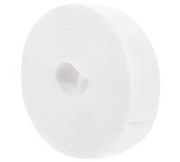 Didiseaon Organizing Loop Hook Tape Reusable Nylon Hook Loop Tape Fastener White Easy to Install and Remove Cable Tie Strip for Soccer Goal Net at House Or Office