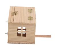 Didiseaon Parakeet Nesting Box with Perch Removable Top Easy Clean Breeding House for Budgies Lovebirds Cockatiels Small Parrots Cage Aviary Use