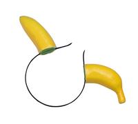 Didiseaon Party Banana Headdress Lightweight Hair Band with Fun Banana Design for Cosplay and Performance Events for Creating Happy Atmosphere and Memorable Photo Props