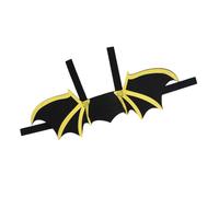 Didiseaon Pet Costume Black Bat Wing Apparel Halloween Bat Wings for Dogs and Cats, Lightweight Felt Cloth with Adjustable Extent and Sticky Strap for Puppies at Halloween Party