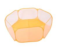 Didiseaon Pet Fence Guinea Pig Playpen Small Animal Playpen Portable Bunny Small Playpen Size Indoor Playpens Fold Soft Animals Cat Hamster Playpen Bunny Playpen Pet Playpen Orange Polyester