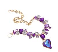 Didiseaon Pet Love Collar Adjustable Neck Strap Bling Heart Rhinestones Cute Jewelry for Small Girls Puppy Valentine's Day Party