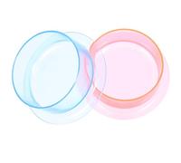 Didiseaon Pet Water Bowl and Anti-tip Design and Easy to Clean Feature 2pcs Plastic Simple Structure Chic Look for Chinchilla and Rabbit Suitable for Small Animal Feeding