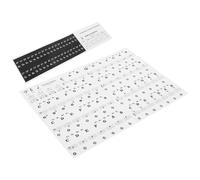 Didiseaon Piano Keyboard Stickers for Beginners Black Decorative Key Labels for Electronic Organs and Pianos Educational Learning Supplies for Music Teachers Easy to Apply