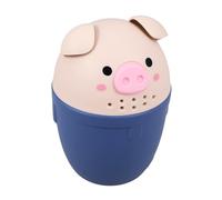 Didiseaon Pig Shaped Baby Bath Water Scoop Large Capacity and Practical Waterfall Rinse Cup, Blue Pp Material Shower Ladle for Bathing and Bathroom Decoration