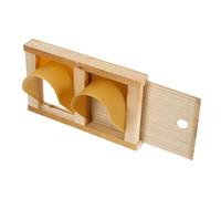 Didiseaon Pigeon Cage Door for Small Birds Wooden European Style Birdcage Entrance with Double Doors for Racing Pigeons and Dove Loft Access