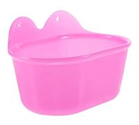 Didiseaon Plastic Bird Bath Tub with Attached Hook for Parrots and Small Birds Easy to Clean Simple Design to Quality of Life for Budgies and Parakeets