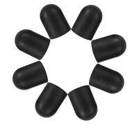 Didiseaon Plastic Leg Caps Non-slip Black End Tips 8pcs with Better Grip and Easy Removal for Camping Stove and Charcoal Grill for Outdoor Camping and Snowy Days Protection