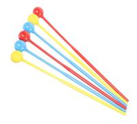 Didiseaon Plastic Marimba Hammers Musical Percussion Mallets for Beginners Boys and Girls Practice Drumstick with Good Feel 30Cm Multi- Tongue Drum Sticks for Early Music Education