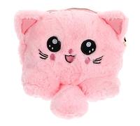 Didiseaon Plush Cat Crossbody Bag Pink Large Capacity Shoulder Bag