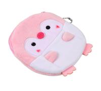 Didiseaon Plush Penguin Coin Purse Cute Small Portable Pink Change Pouch for Women and Children Soft Plush Wallet for Everyday Use