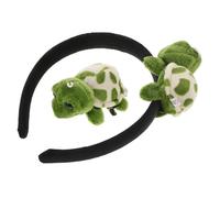 Didiseaon Plush Turtle Headband and Hair Clip Fun and Cute Turtle Hair Accessories for Women and Halloween Party Headwear with Soft Rounded Edges Decorative and Playful Hairbands for Dress