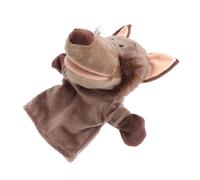 Didiseaon Plush Wolf Hand Puppet for Soft Animal Storytelling Puppet with Movable Mouth Premium Plush Material for Imaginative Play Motor Skills Development Communication Practice