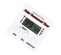Didiseaon Poker Countdown Timer with Compact and Stylish Design, Lightweight Plastic Electronic Timer for Poker Games and Party Tool, 99 Minutes 59 Seconds Capacity, for Game Table