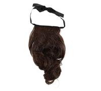 Didiseaon Ponytail Wig Extension Wavy Curly Hair for Fake Ponytail Light Dark Hair Extensions for Everyday Use