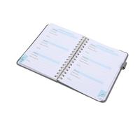 Didiseaon Portable A6 Address Book with Alphabetical A-z Tabs and Pen Loop, 128 Pages Pocket Phone Number Notebook for Students and Professionals, Small Grey Personal Organizer for Names