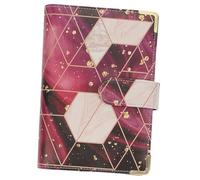 Didiseaon Portable Budget Binder with Inner Bag Multi-Function Cash Envelopes for Budgeting Loose-Leaf Marble Pattern Money Organizer for Receipts Cards and Finance Management Gift for