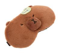 Didiseaon Portable Cartoon Eye Mask for Adults, Comfortable Plush Sleep Mask with Light Blocking and Water-Absorbent Resin, Suitable for Travel and Conferences, Lightweight Eye Cover