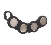 Didiseaon Portable Cat Eye Magnet for Nail Art, Acrylic and Magnetic Material, Creative Caterpillar-shaped Design, Broad Compatibility for Manicure Designs and Salon Use, Black
